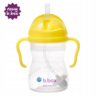 B.Box BB00507 fľaša so slamkou 240 ml žltá